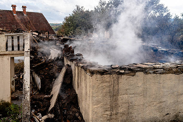 Professional Smoke Damage Removal technician working in Middletown, MD